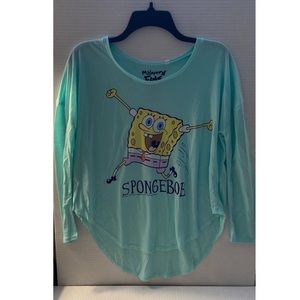 Spongebob Long Sleeve Shirt Size XL